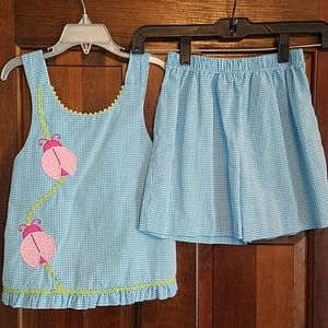 Mondays Child Gingham Shorts Set